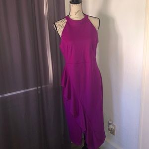 Midi purple dress
